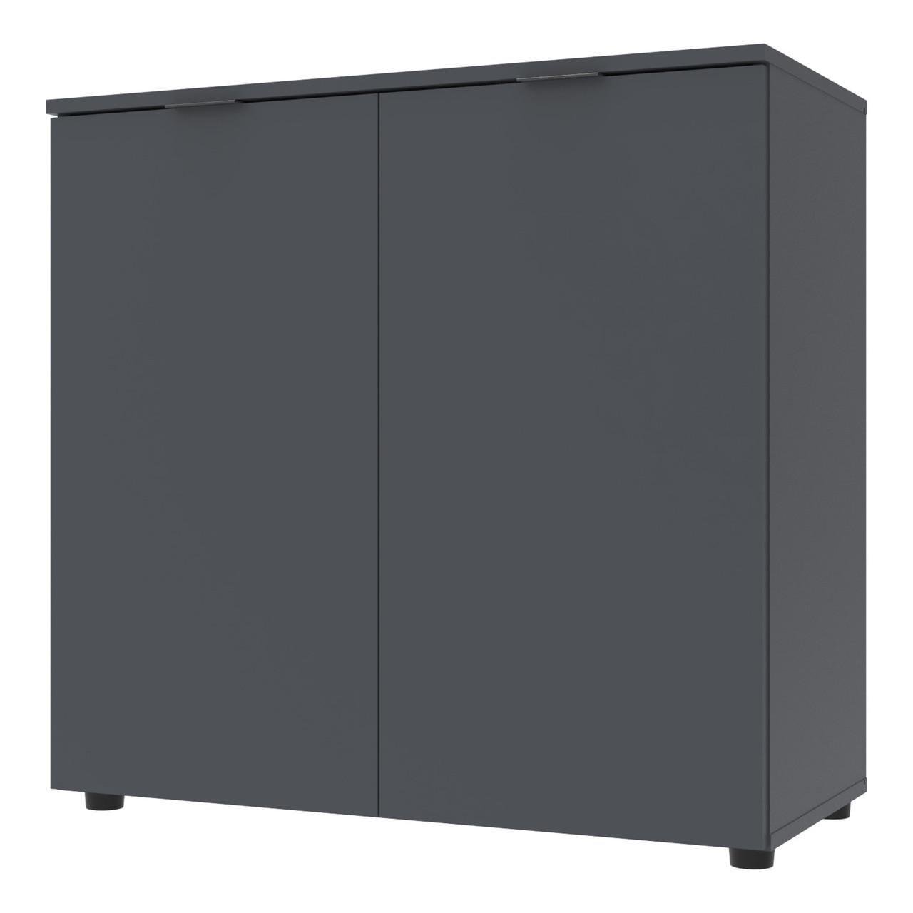 Комод в гостиную Doros Рон 3 80х38х81 см Графит (DRS-011297)