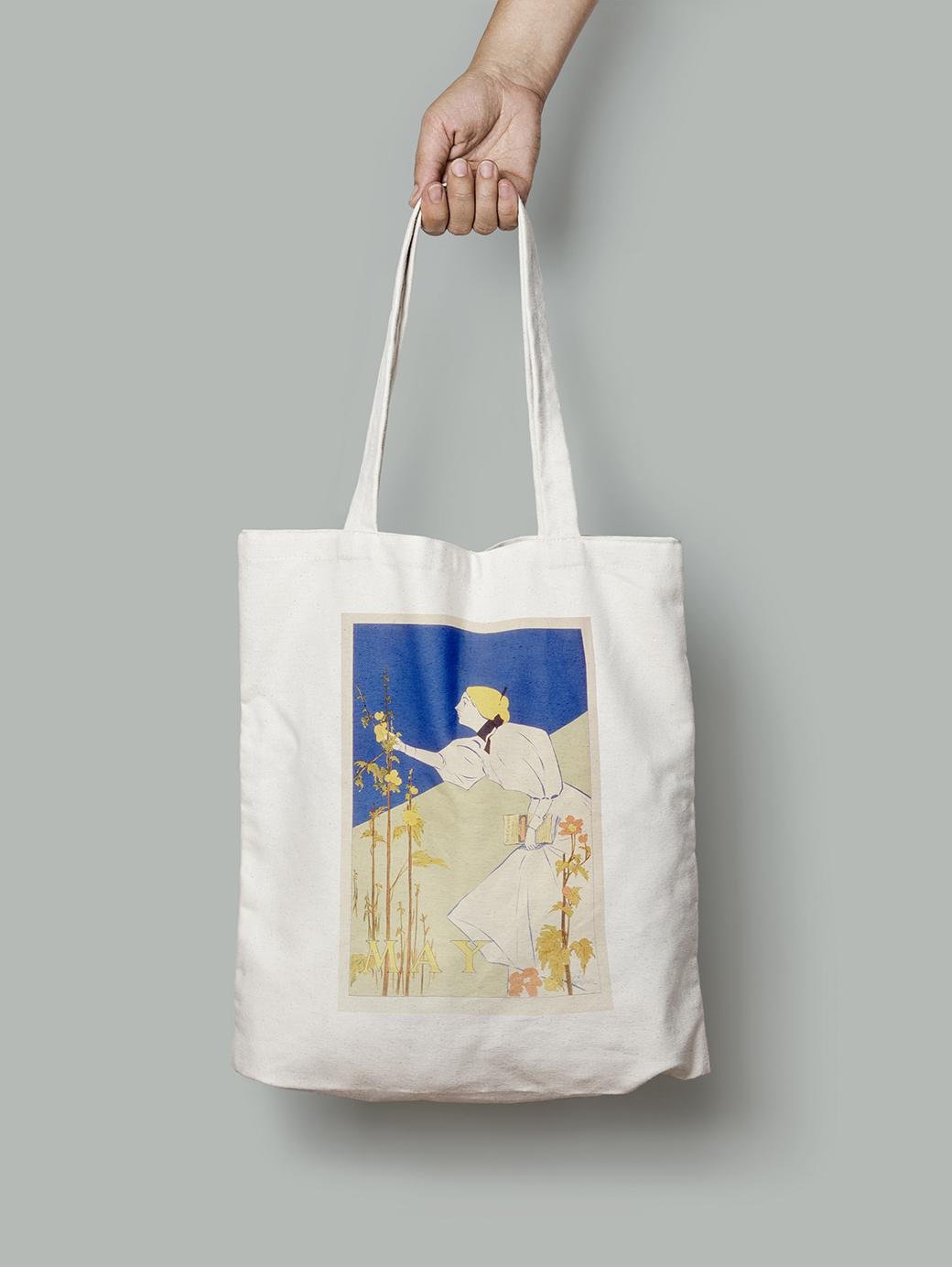 Эко-сумка шопер Девушка в мае 1895 г.