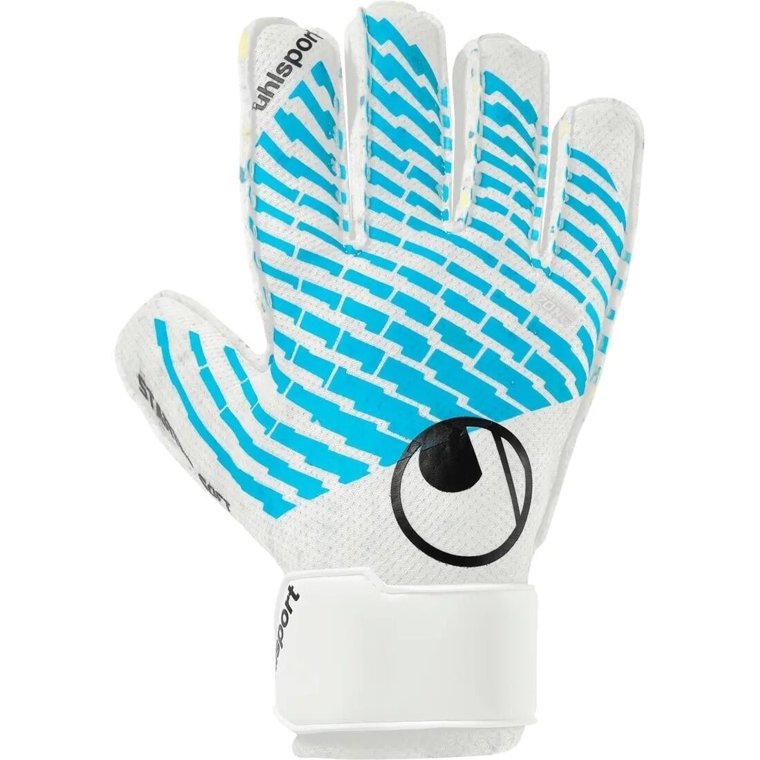 Вратарские перчатки Uhlsport FM CYBERTEC STARTER SOFT 1011384 01 р. 3,5 Бело-голубой (56176-317)