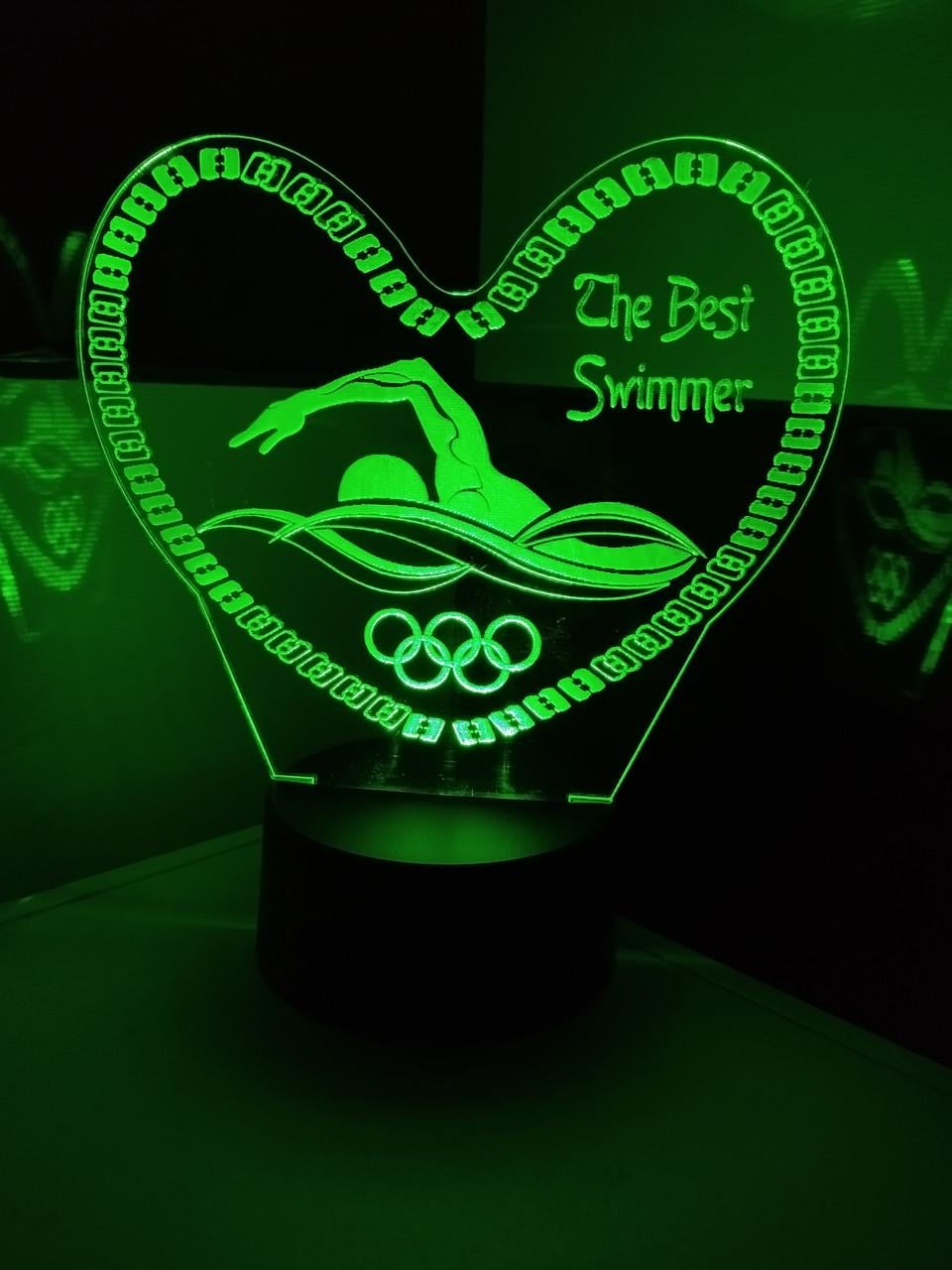 3D-ночник Swim несколько подсветок/на батарейках/220V (1200360983)