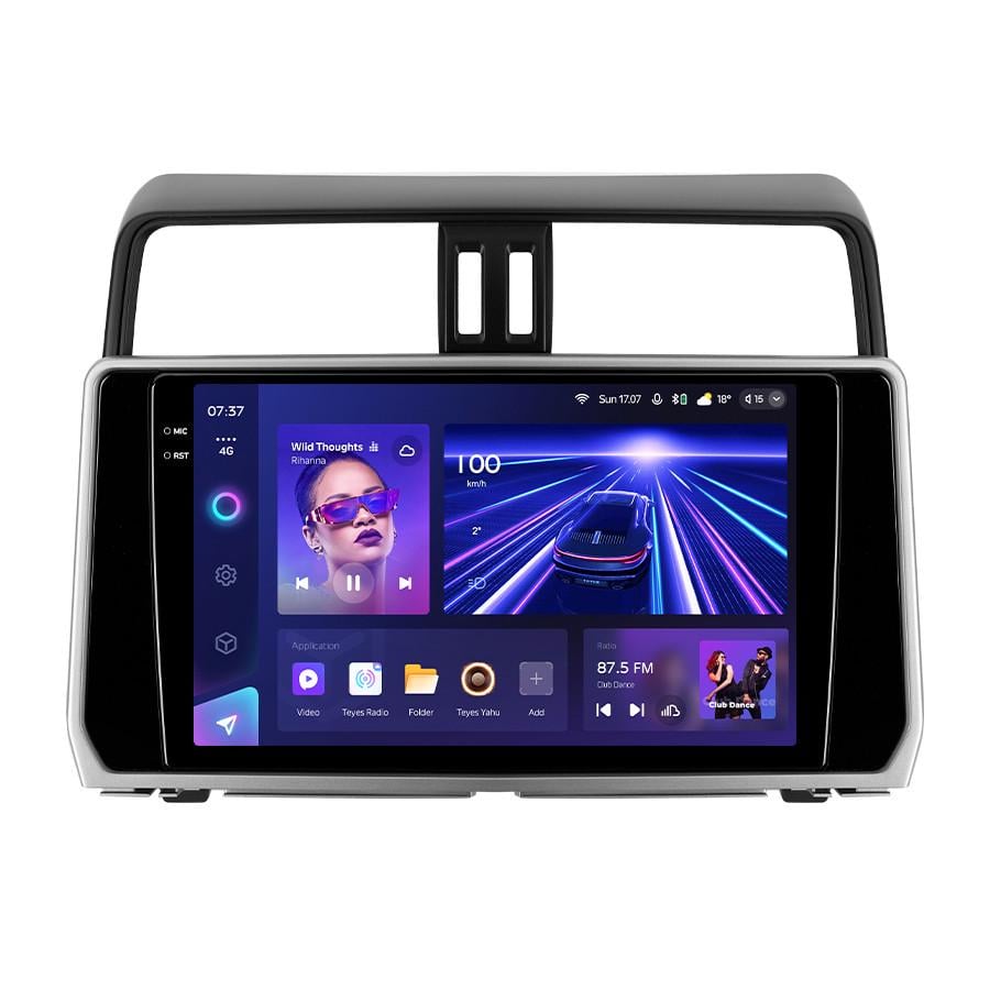 Автомагнітола штатна Teyes 2K 360 CC3 6х128Gb для Toyota Land Cruiser Prado 150 2017-2018 W5 10" (Q63470)