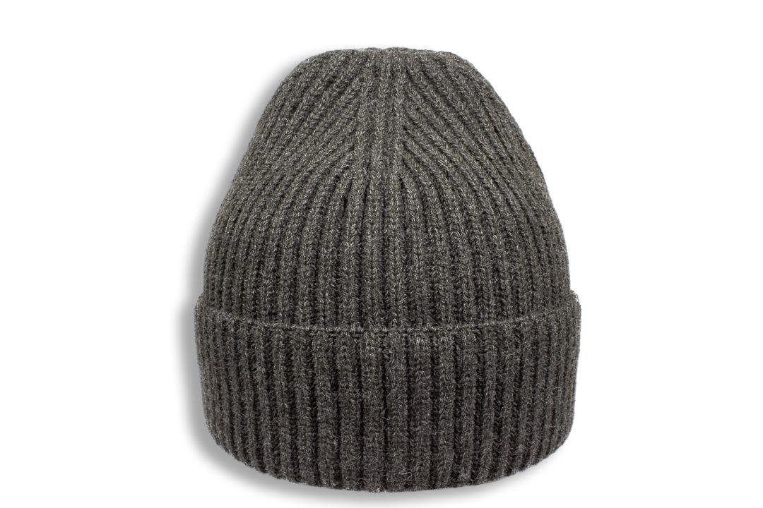 Шапка молодежная Apex Айрис с отворотом кашемировая без подкладки one size Темно-Серый (282122) - фото 1 Шапка молодежная Apex Айрис с отворотом кашемировая без подкладки one size Темно-Серый (282122) - фото 1