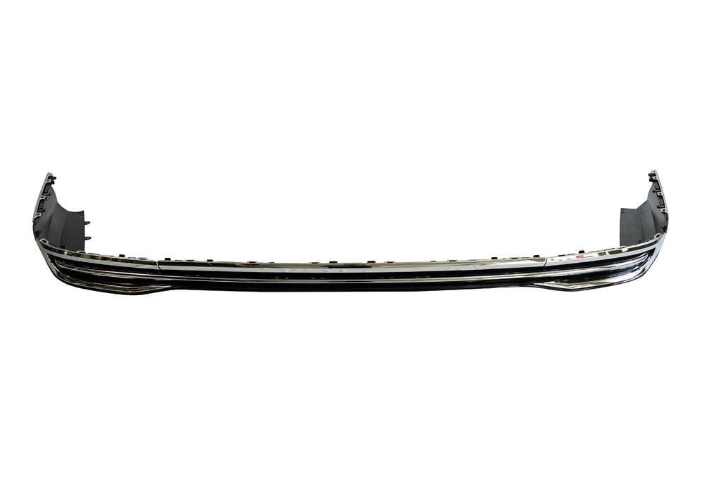 Диффузор задний с хромом Horch GT Tuning для Audi A8 2018- гг. ABS-пластик Черный (146257)