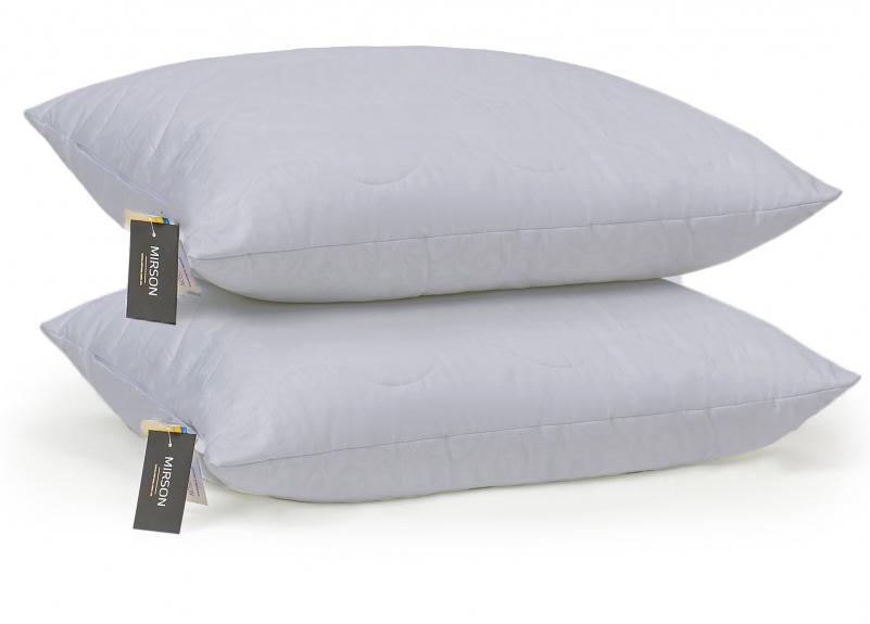 Подушка вовняна MirSon №9022 Eco Light середня 50х70 см Gray (2200005993163) - фото 4