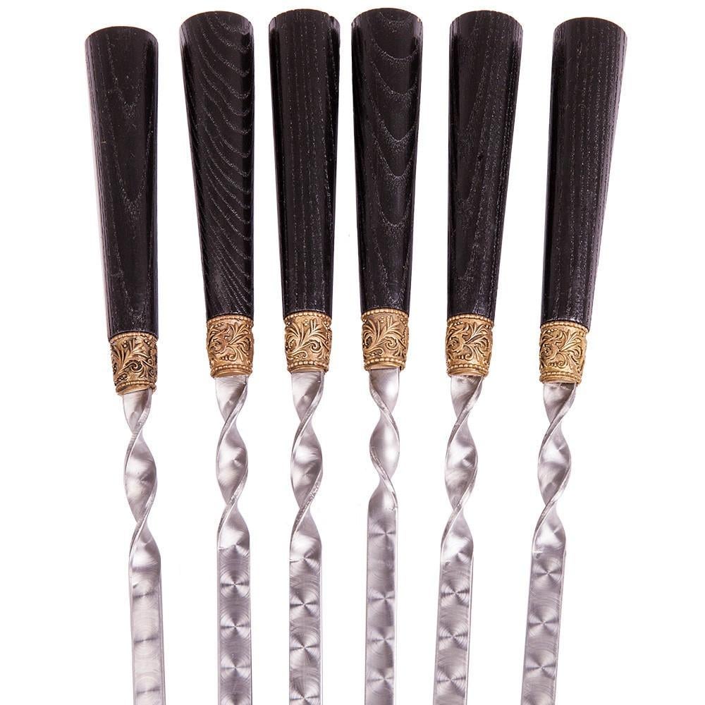 Шампур плоский Gorillas BBQ SKK22 Элит 1 шт. 45 см (2620472411) - фото 2 Шампур плоский Gorillas BBQ SKK22 Элит 1 шт. 45 см (2620472411) - фото 2