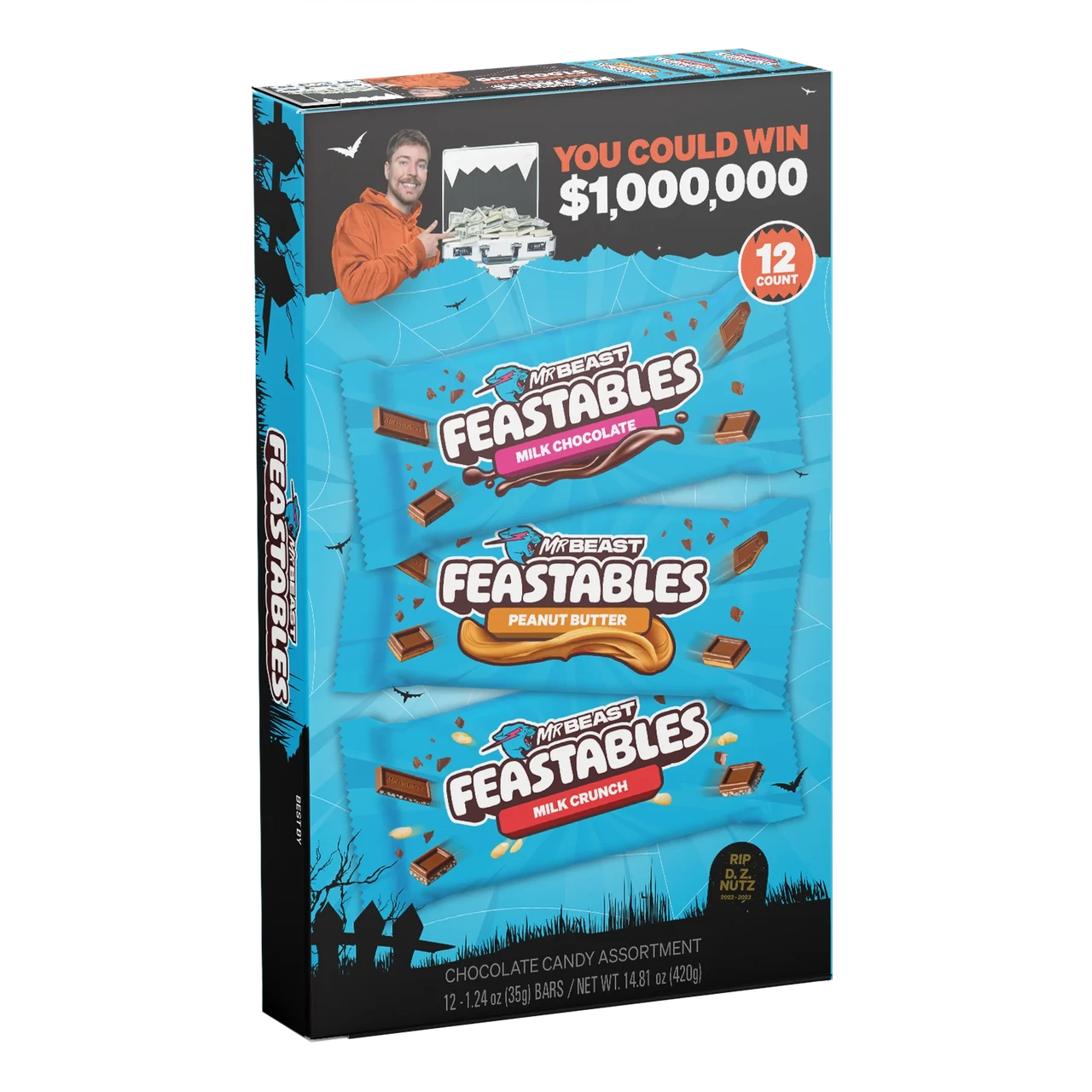 Набор шоколада Feastables MrBeast Halloween Candy Bar Box 12х35 г (2348935233)