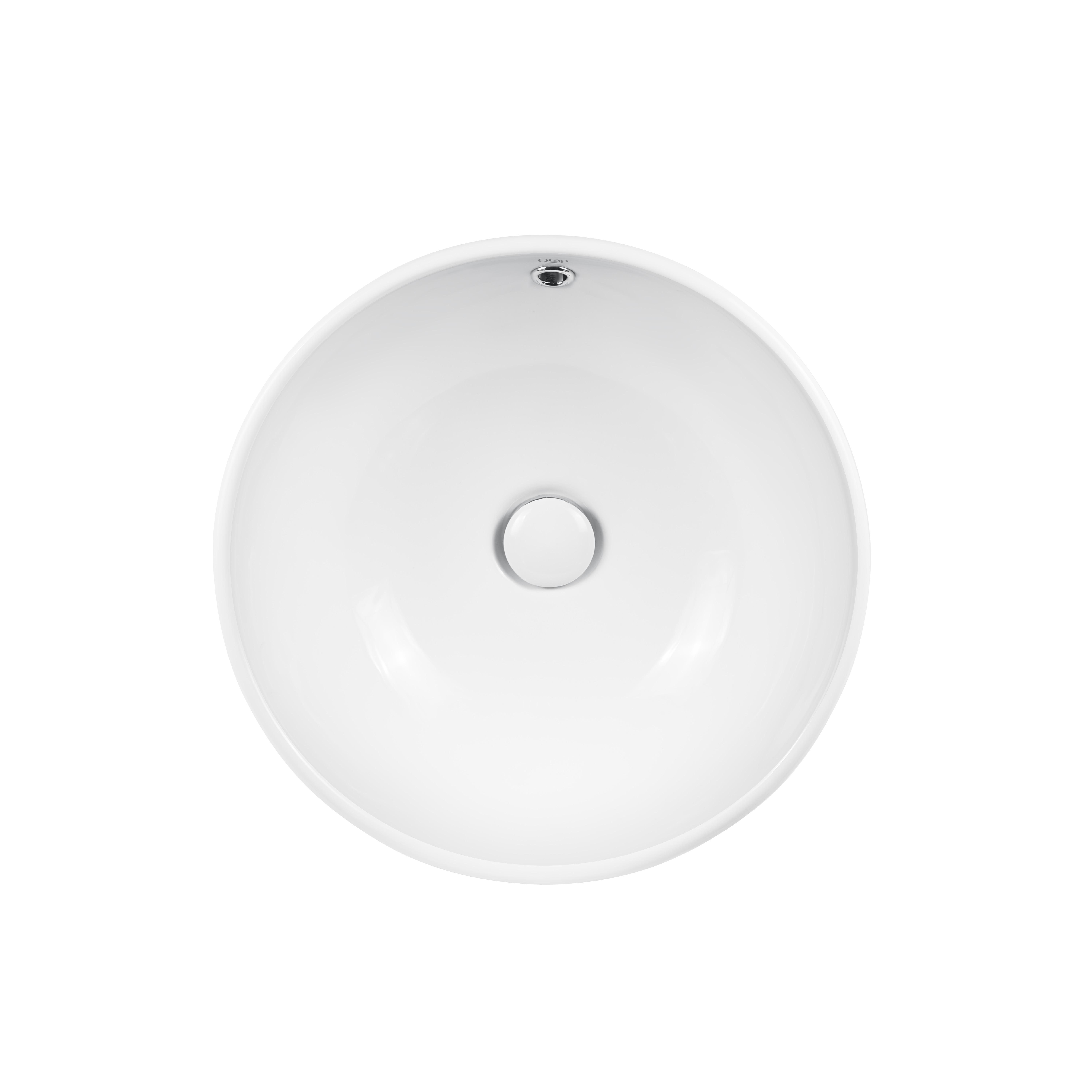 Раковина-чаша Qtap Amazon 430х430х160 QT02117043NW з донним клапаном White