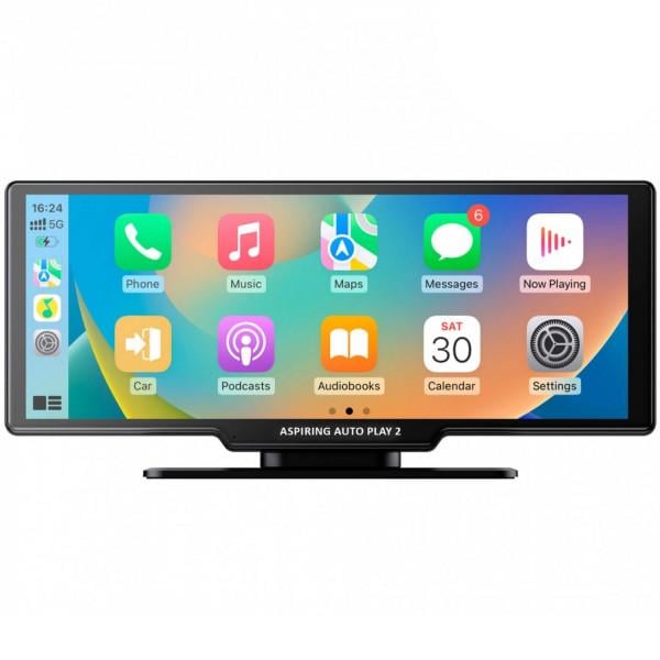 Монитор автомобильныйAspiring Auto Play 2 10" Magnet CarPlay Android auto Black (LX-BT702)