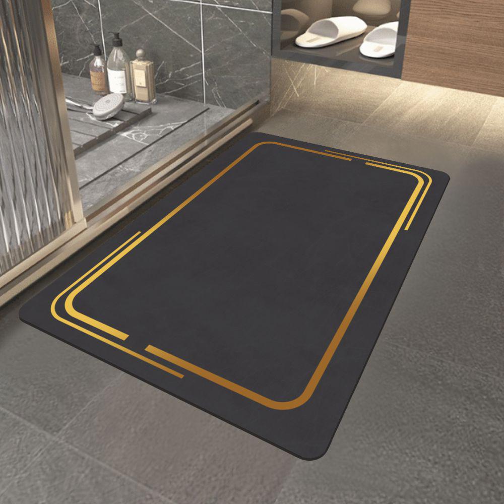 Коврик для ванной комнаты Aquarius Мрамор 50х80 см Графитовый (300085) Коврик для ванной комнаты Aquarius Мрамор 50х80 см Графитовый (300085)