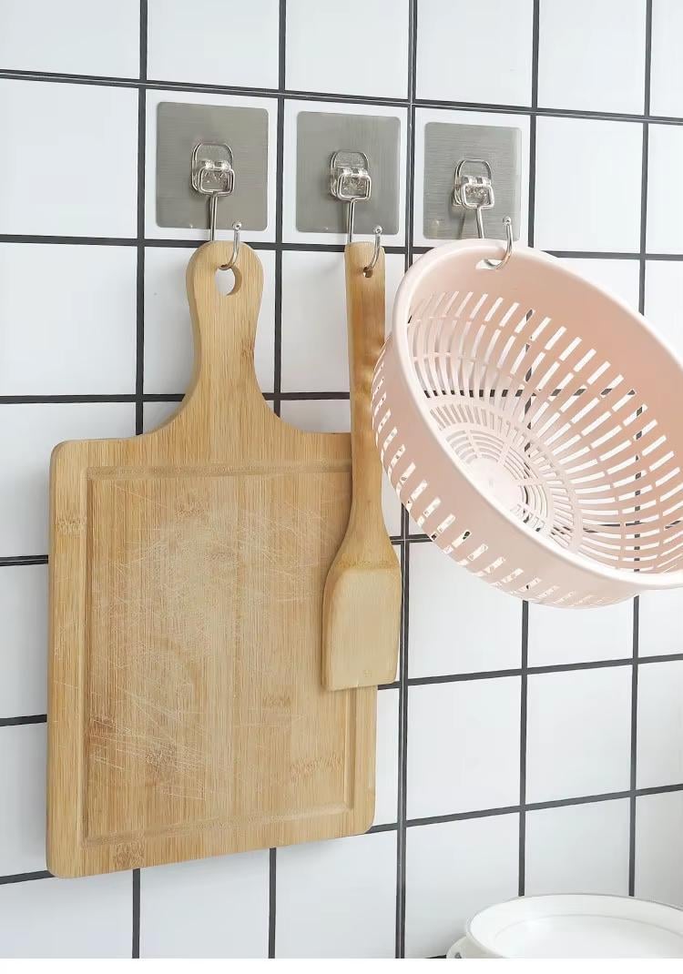 Крючок самоклеющийся с вращением на 180° Серебристый (2499587519) - фото 3