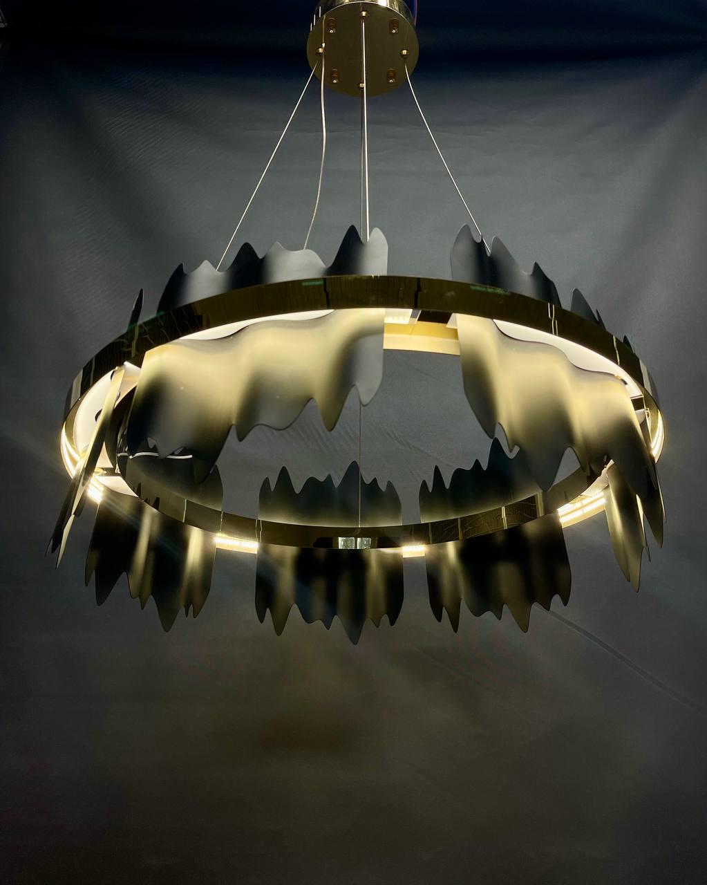 Люстра светодиодная Zilini HSL0005/600 Черный (24184125) - фото 5