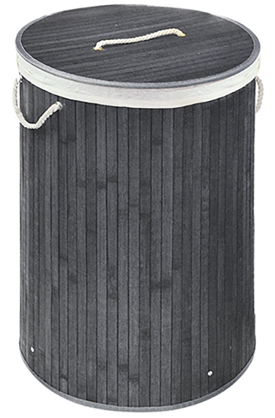 Корзина для белья Stenson складная 40х60 см Серый (R29387)