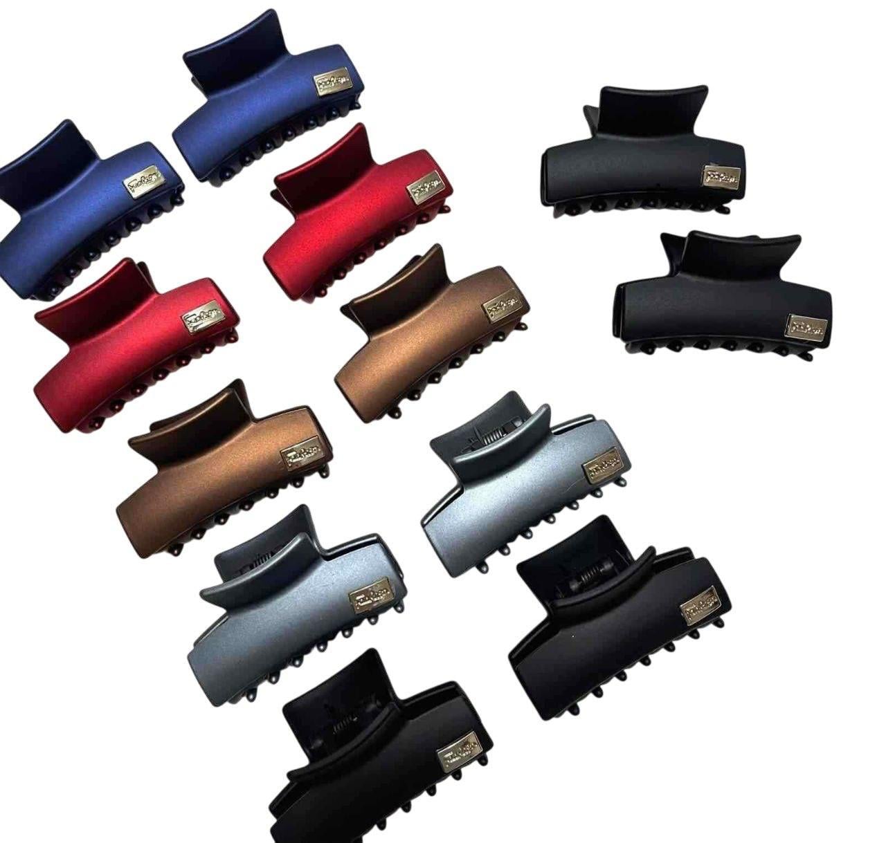 Набор зажимов-крабиков для матовых волос Разноцветный (2899712643)