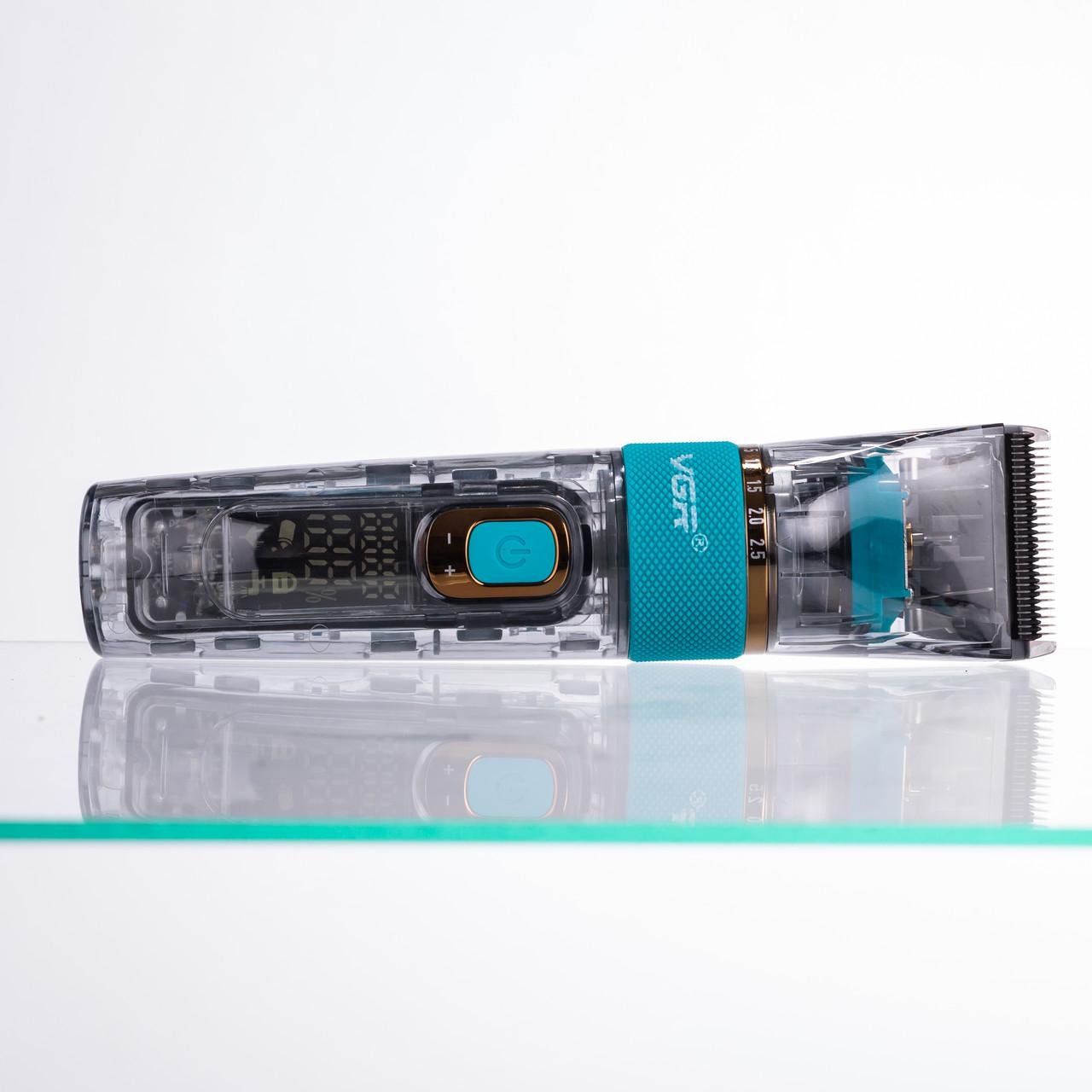 Машинка для стрижки VGR V-695 Синий (7378) - фото 15