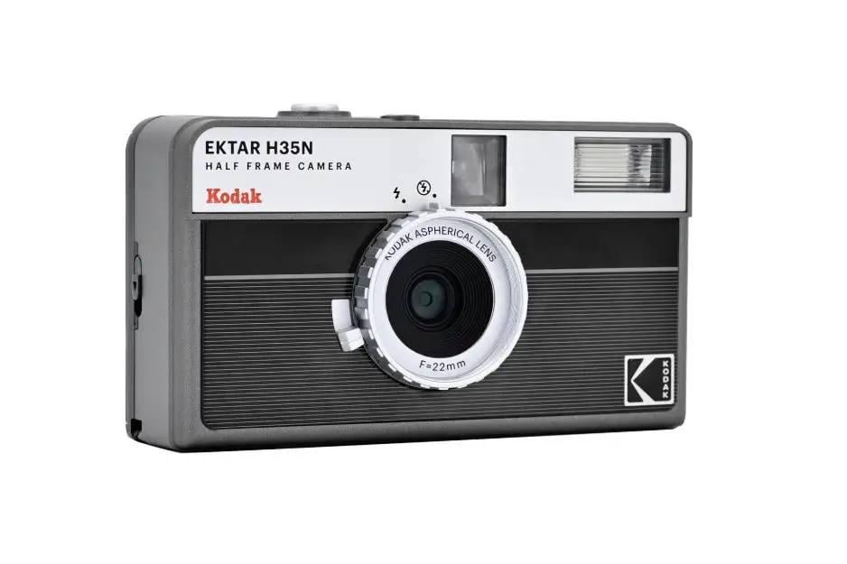 Фотоаппарат пленочный Kodak Ektar H35N полосатый Черный - фото 2