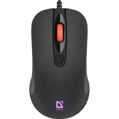 Компьютерная мышка Defender Ultra Classic MB-2807 Color RGB 4 кнопки 1200 dpi Черный (36260718)