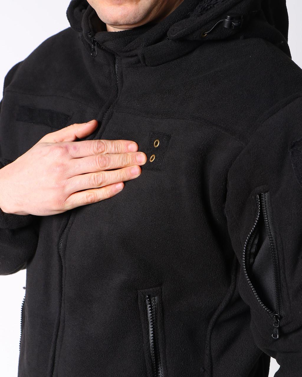 Кофта на флисе с искусственным мехом р. 52 Черный (Кофта Мішка ТС_чорн_52) - фото 9 Кофта на флисе с искусственным мехом р. 52 Черный (Кофта Мішка ТС_чорн_52) - фото 9