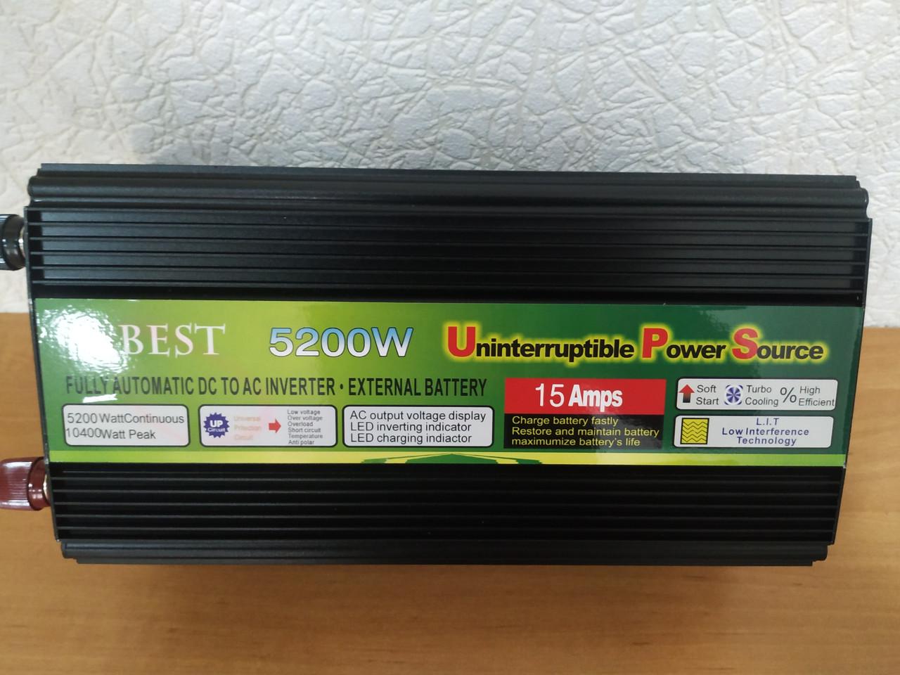 Преобразователь Wimpex Power Inverter WX-5200W UPS с автоматикой 12V - фото 5 Преобразователь Wimpex Power Inverter WX-5200W UPS с автоматикой 12V - фото 5