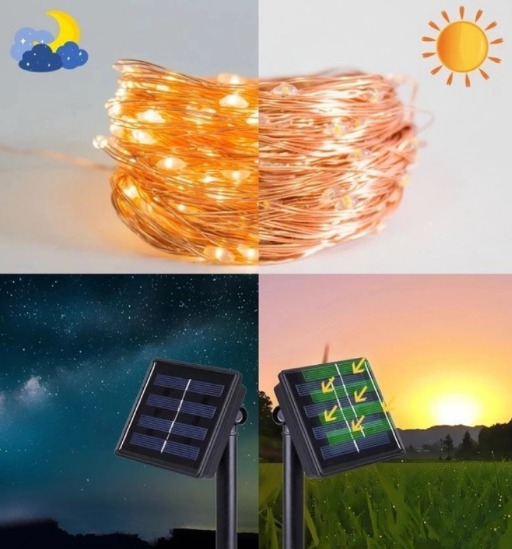 Гірлянда нитка SunStarlight 200 LED ламп 22 м 8 режимів - фото 11