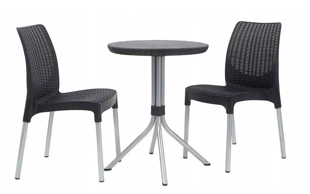 Набор пластиковой садовой мебели Keter Chelsea Set Графит (230681)