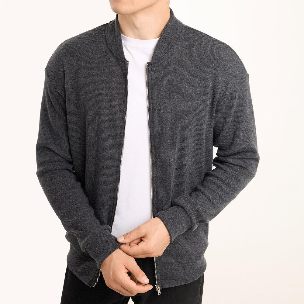 Джемпер мужской Pobedov Moon на молнии XL Темно-серый (25021/3) - фото 5 Джемпер мужской Pobedov Moon на молнии XL Темно-серый (25021/3) - фото 5