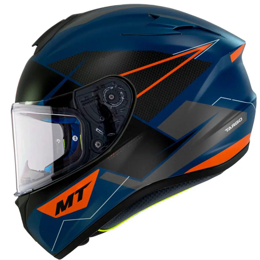 Мотошлем MT HELMETS TARGO Podium D7 L Matt Blue (23207)