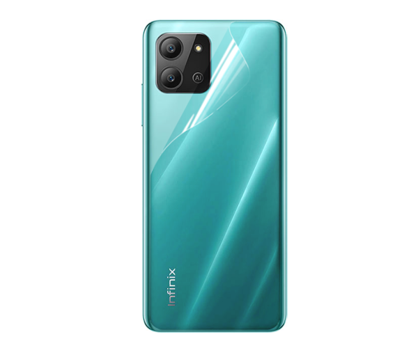 Противоударная гидрогелевая пленка Hydrogel Film для Infinix Hot 11 2022 на заднюю панель Transparent