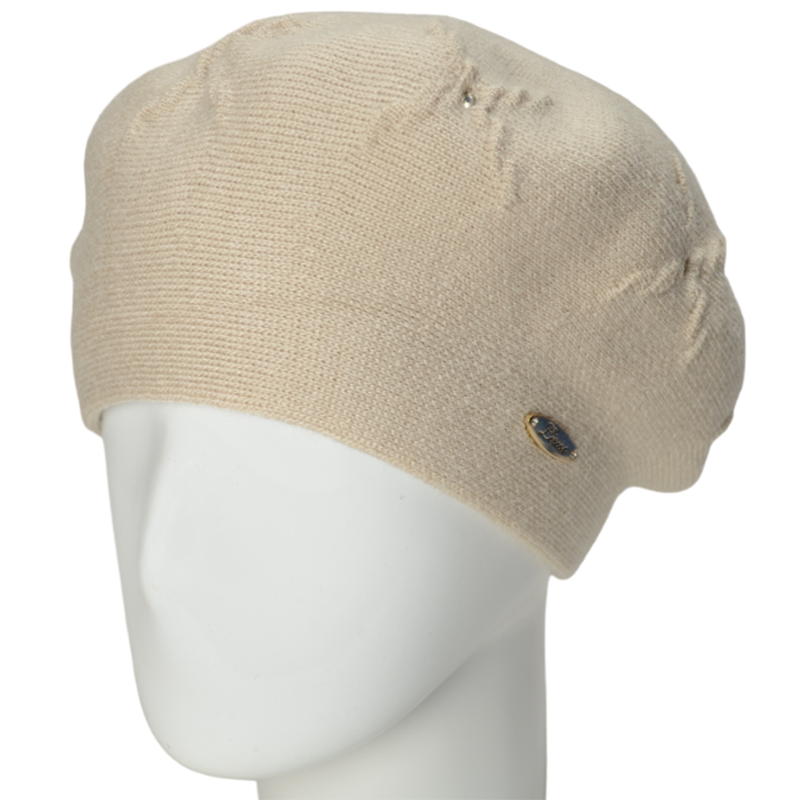 Берет женский Lirus Клара двойной на стойке Лен