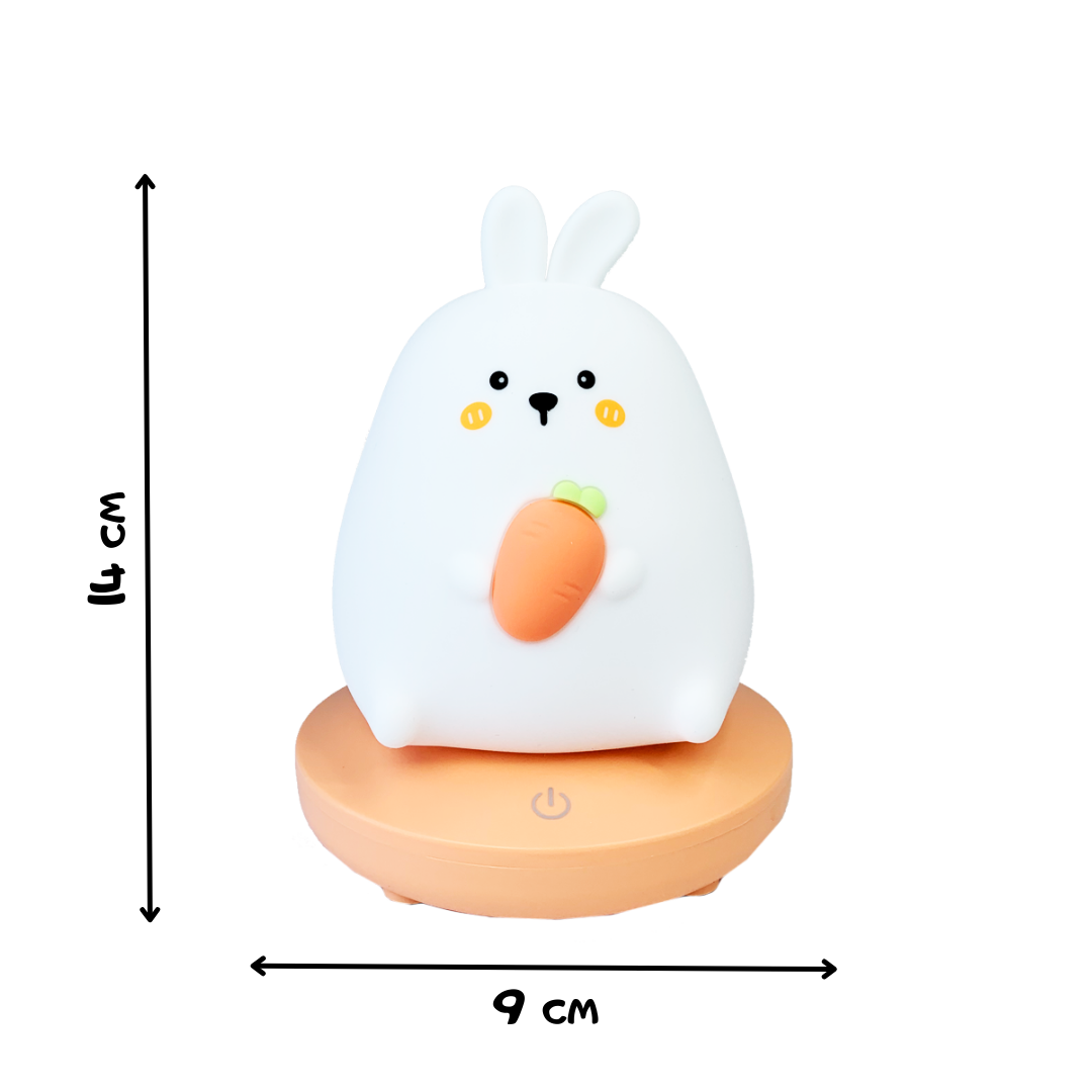 Светильник детский ночник Зайка с морковью (15408952) - фото 3