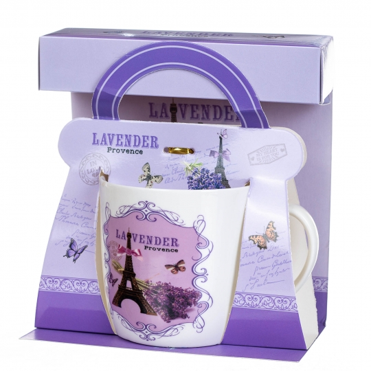 Чашка в коробке Лавандовый Париж 250 мл (8201-030)3