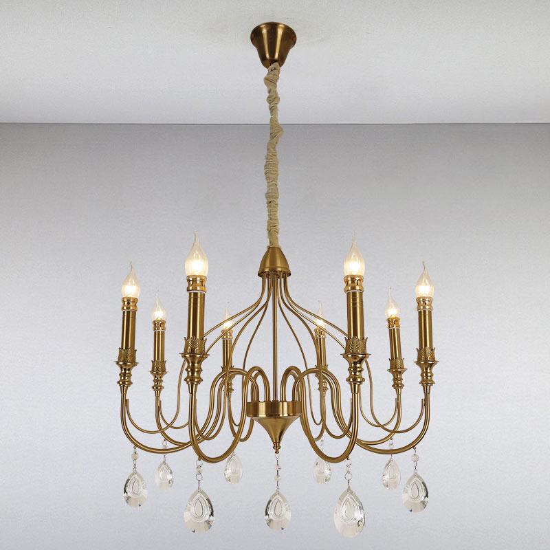 Люстра подвесная свечи Light House LS-13382-8 CU Бронзовый