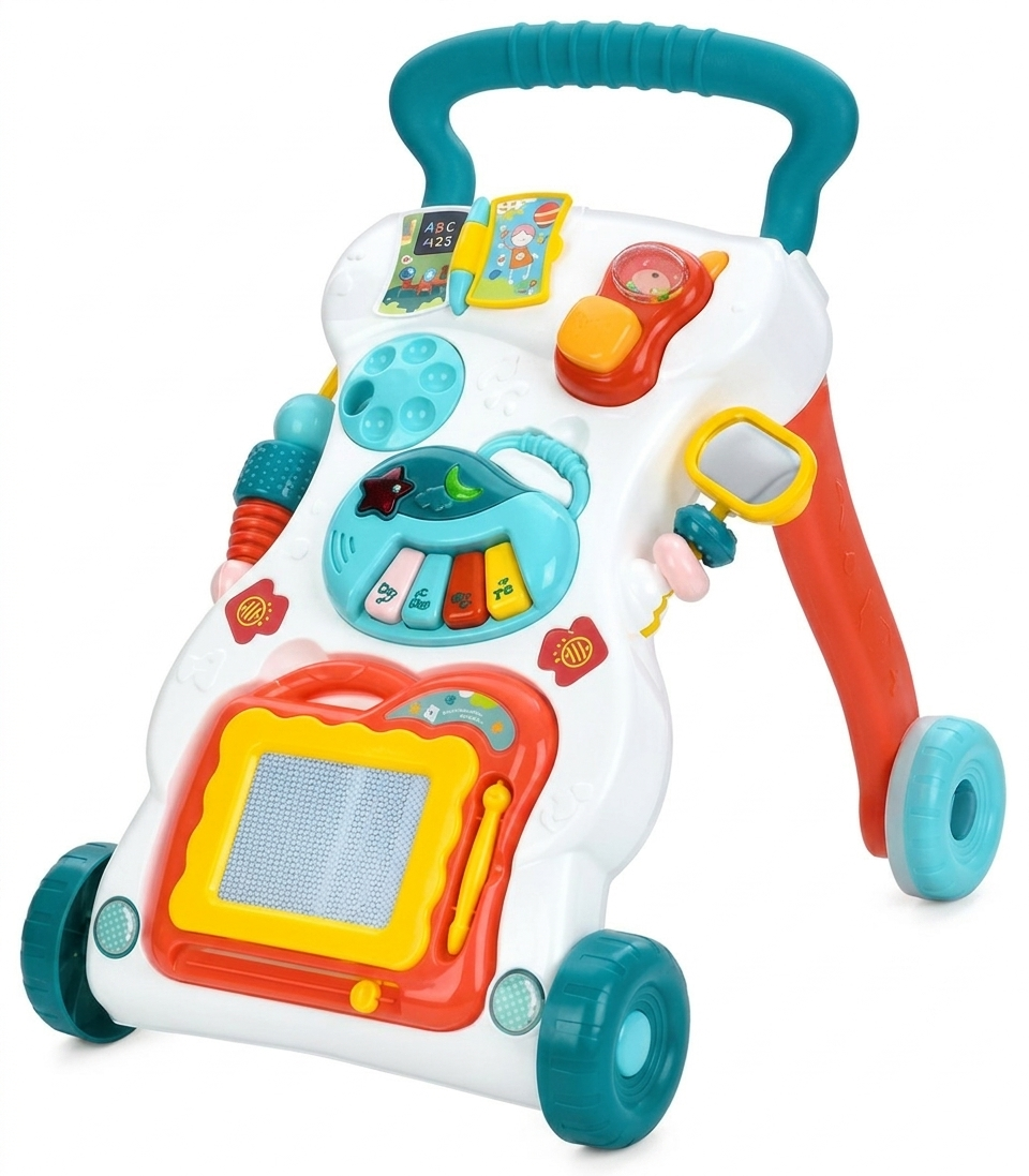 Ходунки-каталка детские с игровой панелью и украинской озвучкой Limo Toy (35507805)