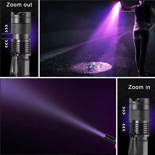 Фонарик ультрафиолетовый SK68 LED UV Flashlight 365/395nm 1хАА Portable Mini Lamp (ME0021153) - фото 7 Фонарик ультрафиолетовый SK68 LED UV Flashlight 365/395nm 1хАА Portable Mini Lamp (ME0021153) - фото 7