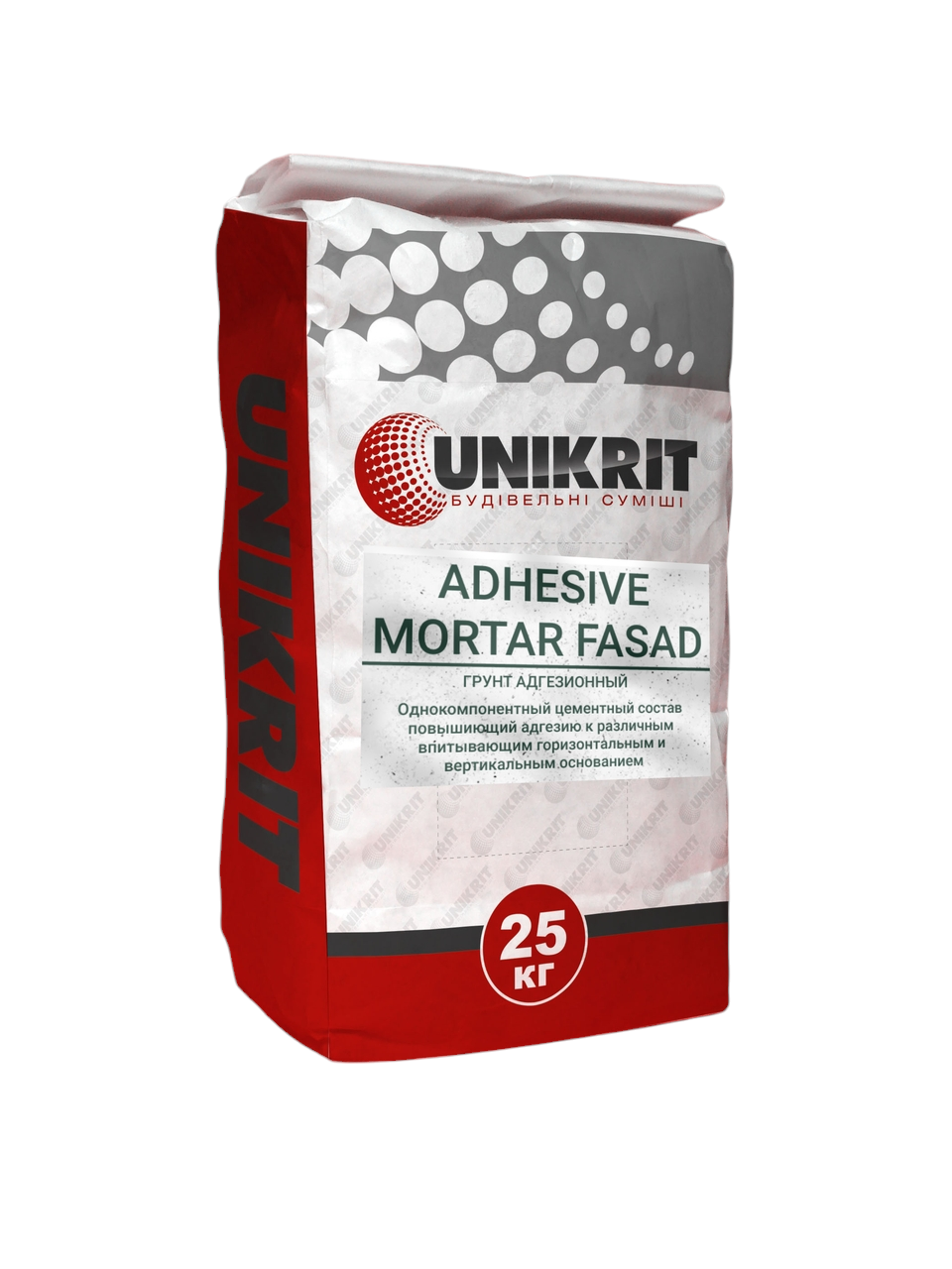 Бетоноконтакт Unikrit Adhesive Fasad FASAD 25 кг