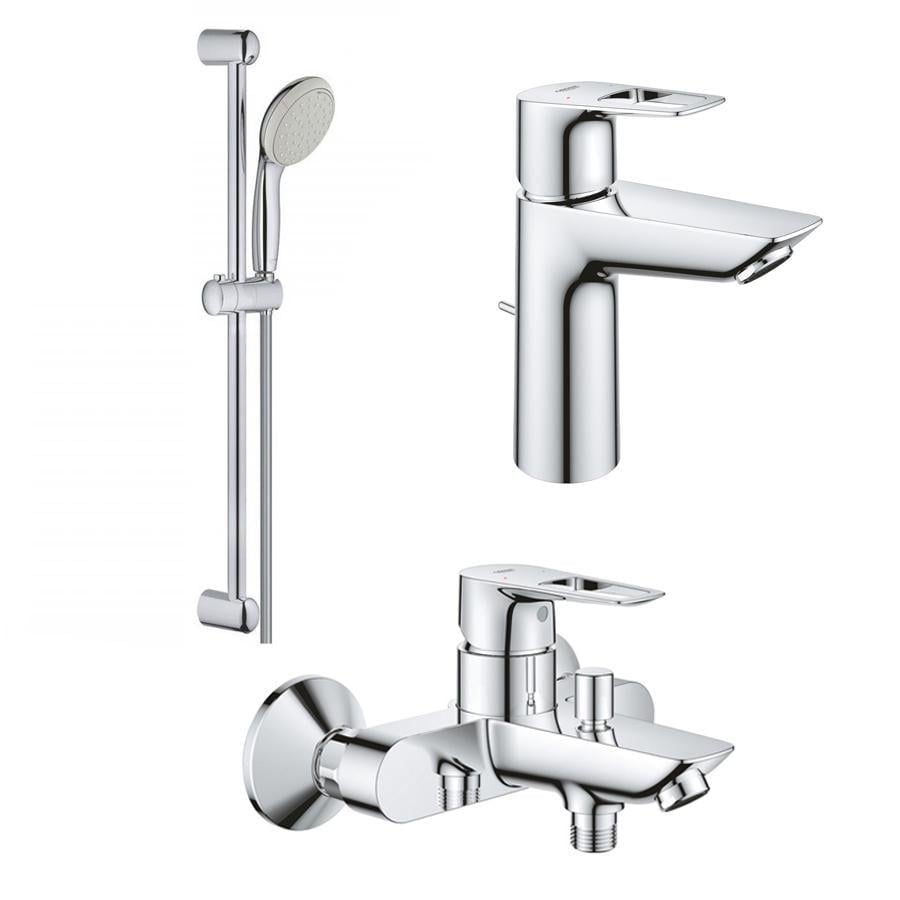 Набор смесителей для ванны Grohe BauLoop 3в1 Хром (UA123215M0)