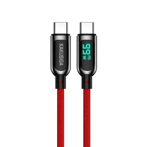 Кабель Kakusiga Save Series KSC-599 Type-C 1,2 м 40W с дисплеем (10218563)