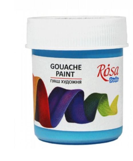 Краска гуашевая ROSA Studio 40 мл Голубой (1088)