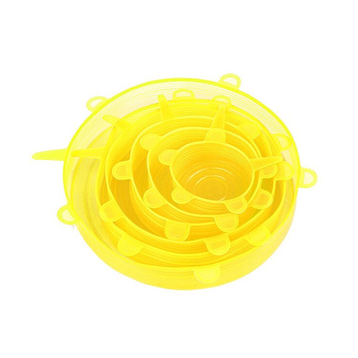 Набор силиконовых крышек Silicon Cap 6 шт. (06 SL)
