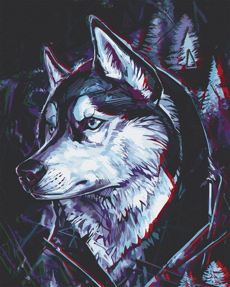 Картина по номерам Art Craft Друг Хаски 38х50 см (11625-AC)