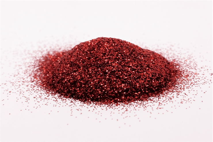 Глітер 832 0,4 мм 1/64 2 мл Червоний (078321)