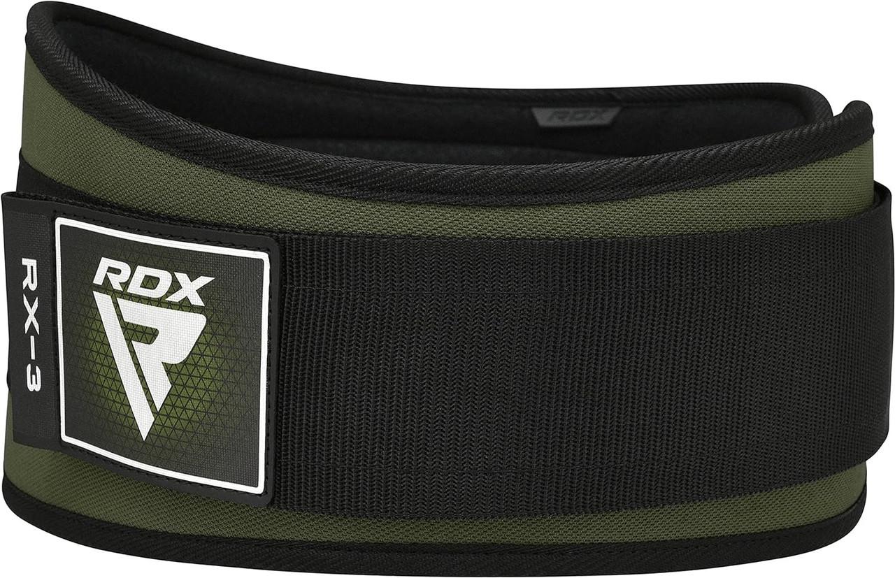 Пояс для важкої атлетики RDX RX3 EVA Curve неопреновий Army S Green - фото 8