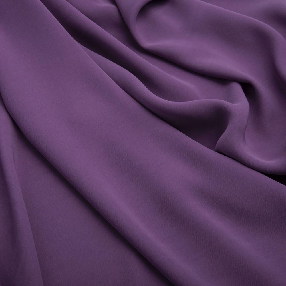 Ткань костюмная Barbie креп Темно-лиловый (20388)