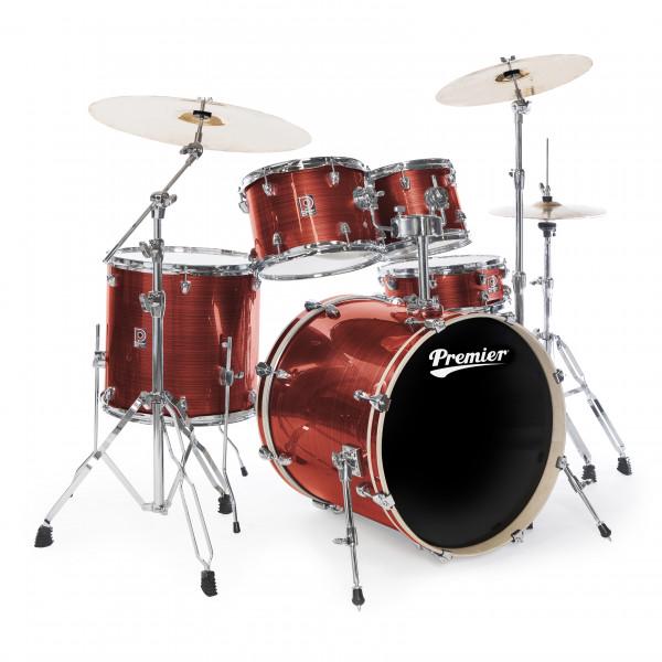 Ударна установка Premier 64099-44WR PHS PowerHouse Modern Rock22 + набір стійок Premier 5864 APK/XPK Hardware Pack 3000 Series Wine Red (46579)