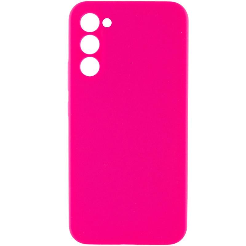 Протиударний чохол Silicone Cover Lakshmi Full Camera (AAA) для Samsung Galaxy S24+ Рожевий / Barbie pink