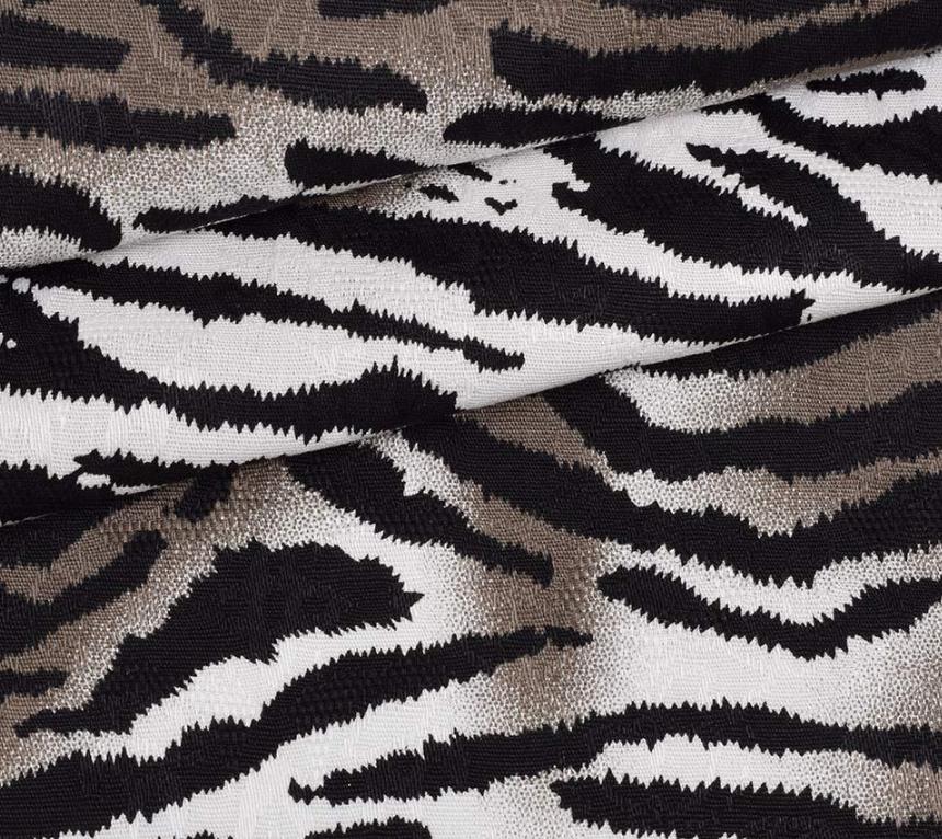 Ткань коттон-жаккард ширина 150 см Коричневый (11831.001)