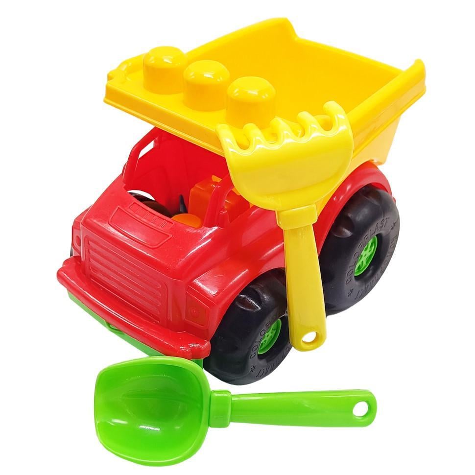 Дитячий пісочний набір "Самосвал Тотоша №1" 0169 Червоно-жовтий (RLT53149s65806)