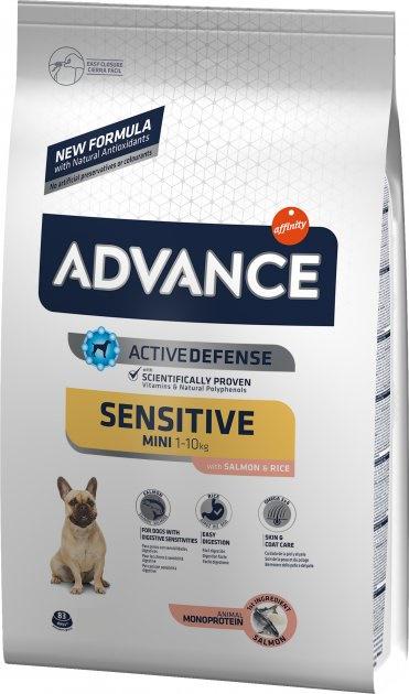Корм сухой для собак Advance Dog mini Sensitive Salmon & Rice 7 кг (965808)