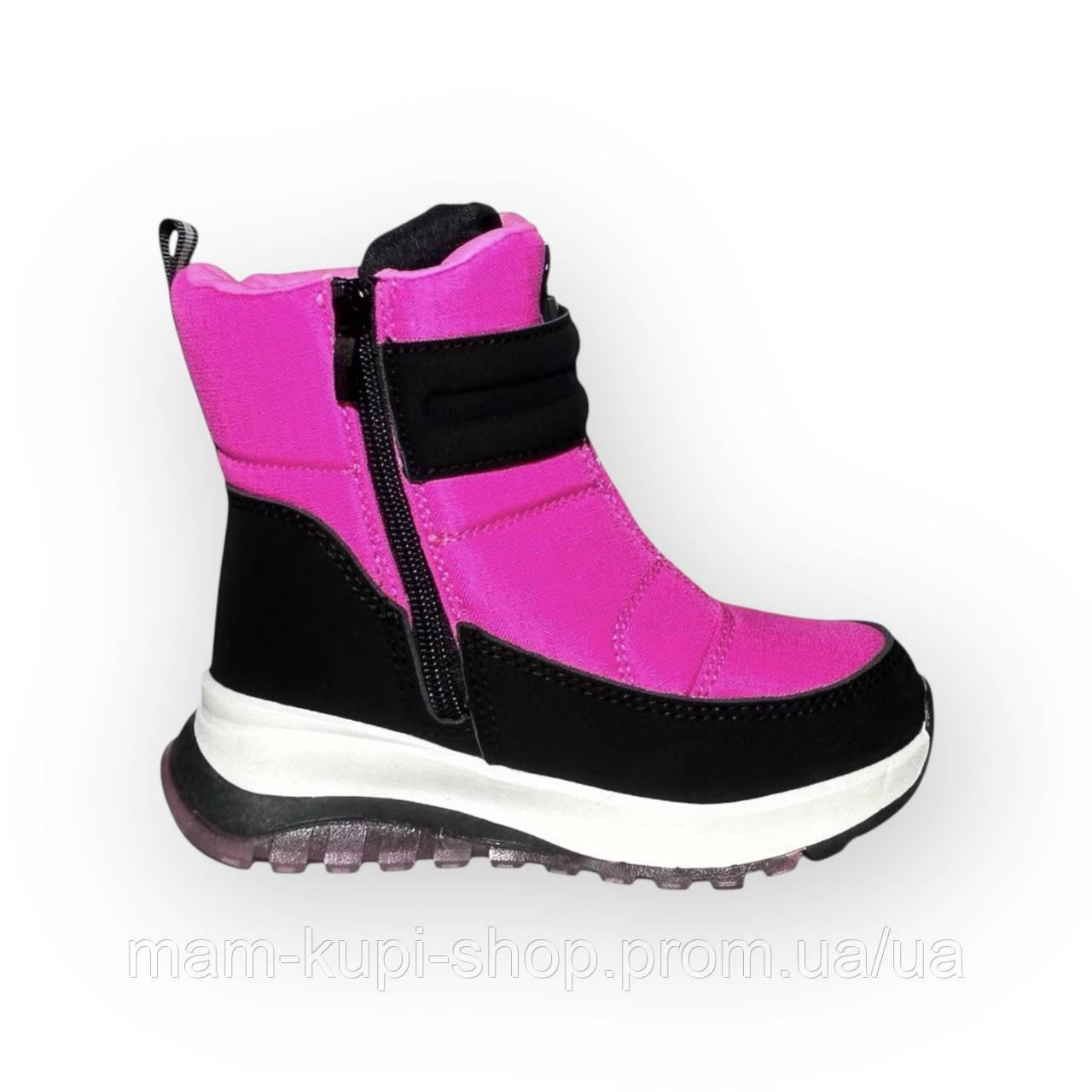 Сапоги детские зимние для девочки ТОМ.М р. 33/22 см Розовый (29551009) - фото 4