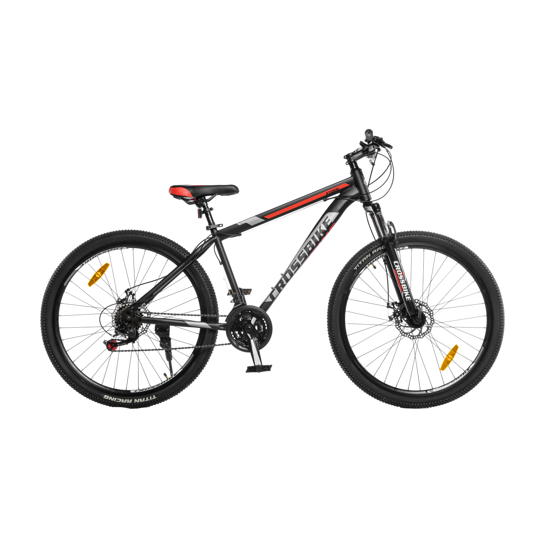 Велосипед CrossBike Storm 27"17" Черный/Красный (2437703044)
