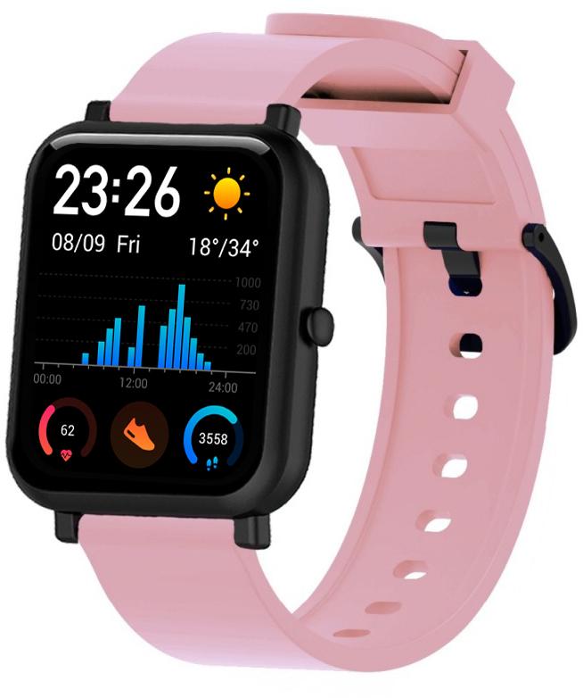 Ремінець силіконовий Like для Amazfit GTS Pink (13176-31)
